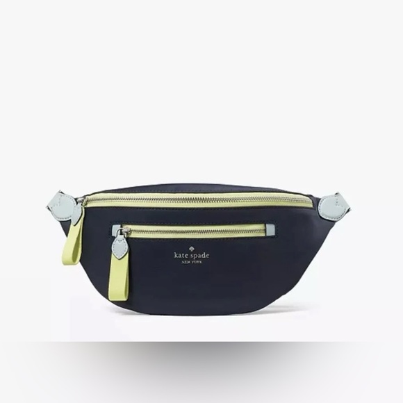 Kate Spade Midnight Blue and Lemon Belt Bag - Picture 3 of 7